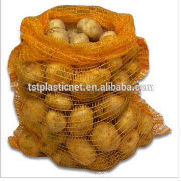 pe/pp raschel knitted mesh net drawstring onion bag